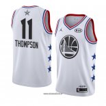 Maillot All Star 2019 Golden State Warriors Klay Thompson No 11 Blanc