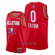 Maillot All Star 2020 Boston Celtics Jayson Tatum No 0 Rouge