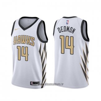 Maillot Atlanta Hawks Dewayne Dedmon NO 14 Ville Blanc