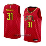 Maillot Atlanta Hawks Mike Muscala No 31 Statement 2018 Rouge