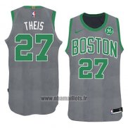 Maillot Boston Celtics Daniel Theis No 27 Noel 2018 Vert