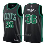 Maillot Boston Celtics Marcus Smart No 36 Statement 2017-18 Noir