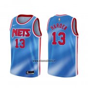 Maillot Brooklyn Nets James Hardenl No 13 Classic 2020-21 Bleu