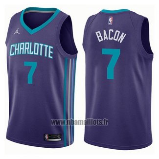 Maillot Charlotte Hornets Dwayne Bacon No 7 Statement 2017-18 Volet