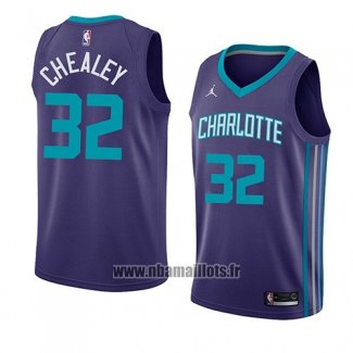 Maillot Charlotte Hornets Joe Chealey No 32 Statement 2018 Volet