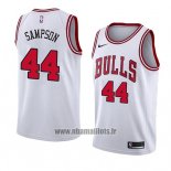 Maillot Chicago Bulls Brandon Sampson No 44 Association 2018 Blanc