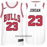 Maillot Chicago Bulls Michael Jordan No 23 2017-18 Blanc