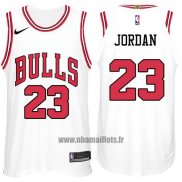 Maillot Chicago Bulls Michael Jordan No 23 2017-18 Blanc