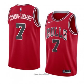 Maillot Chicago Bulls Timothe Luwawu-cabarrot No 7 Icon 2018 Rouge