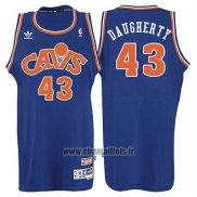 Maillot Cleveland Cavaliers Brad Daugherty No 43 Retro 2008 Bleu