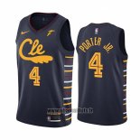 Maillot Cleveland Cavaliers Kevin Porter Jr. No 4 Ville Bleu