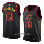 Maillot Cleveland Cavaliers Tristan Thompson No 13 Statement 2018 Noir