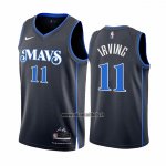 Maillot Dallas Mavericks Kyrie Irving NO 11 Ville 2023-24 Bleu