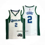 Maillot Dallas Mavericks Kyrie Irving NO 2 Ville Blanc