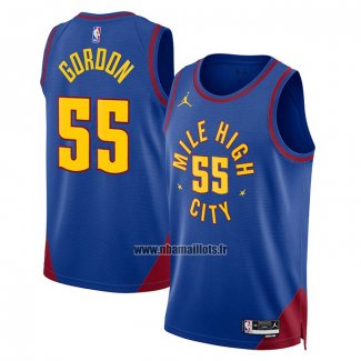 Maillot Denver Nuggets Dikembe Mutombo NO 55 Statement 2022-23 Bleu