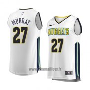 Maillot Denver Nuggets Jamal Murray No 27 Association 2017-18 Blanc