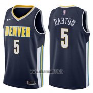 Maillot Denver Nuggets Will Barton No 5 Icon 2017-18 Bleu