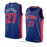 Maillot Detroit Pistons Zaza Pachulia No 27 Icon 2018 Bleu