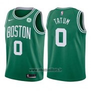 Maillot Enfant Boston Celtics Jayson Tatum No 0 Icon 2017-18 Vert
