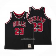 Maillot Enfant Chicago Bulls Michael Jordan NO 23 Mitchell & Ness 1997-98 Noir