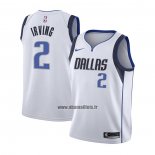 Maillot Enfant Dallas Mavericks Kyrie Irving NO 2 Association Blanc