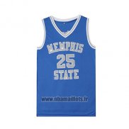 Maillot Film Memphis Hardaway No 25 Bleu