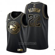 Maillot Golden Edition Atlanta Hawks Cam Reddish No 22 Noir