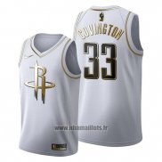 Maillot Golden Edition Houston Rockets Robert Covington No 33 2019-20 Blanc