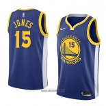 Maillot Golden State Warriors Damian Jones No 15 Icon 2018 Bleu