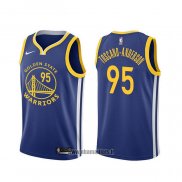 Maillot Golden State Warriors Juan Toscano-anderson NO 95 Icon Bleu