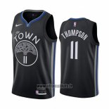 Maillot Golden State Warriors Klay Thompson No 11 Ville Noir