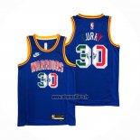 Maillot Golden State Warriors Stephen Curry NO 30 Classic Royal Special Mexique Edition Bleu