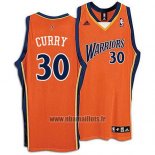 Maillot Golden State Warriors Stephen Curry No 30 Retro Orange