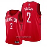 Maillot Houston Rockets Brandon Knight No 2 Earned Rouge