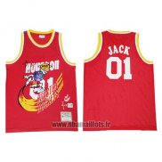 Maillot Houston Rockets x Cactus Jack No 01 Rouge