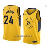 Maillot Indiana Pacers Alize Johnson No 24 Statement 2018 Jaune