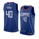 Maillot Los Angeles Clippers Ivica Zubac No 40 Icon 2018 Bleu