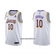 Maillot Los Angeles Lakers Deandre Jordan NO 10 Association 2021-22 Blanc