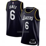 Maillot Los Angeles Lakers LeBron James NO 6 Select Series 2022 Noir