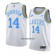 Maillot Los Angeles Lakers Stanley Johnson NO 14 Classic 2022-23 Blanc