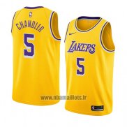 Maillot Los Angeles Lakers Tyson Chandler No 5 Icon 2018-19 Or