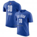 Maillot Manche Courte All Star 2023 Stephen Curry Bleu