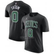 Maillot Manche Courte Boston Celtics Jayson Tatum Statement 2022-23 Noir