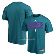 Maillot Manche Courte Charlotte Hornets Practice Performance 2022-23 Vert