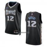 Maillot Memphis Grizzlies Ja Morant NO 12 Ville 2022-23 Noir