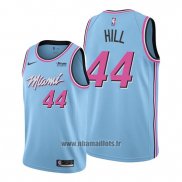 Maillot Miami Heat Solomon Hill No 44 Ville 2019-20 Bleu