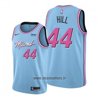 Maillot Miami Heat Solomon Hill No 44 Ville 2019-20 Bleu