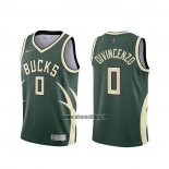 Maillot Milwaukee Bucks Donte Divincenzo No 0 Earned 2020-21 Vert