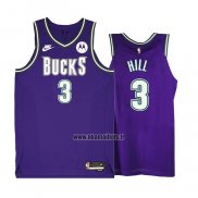 Maillot Milwaukee Bucks George Hill NO 3 Classic 2022-23 Volet