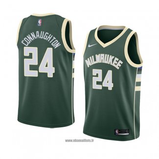 Maillot Milwaukee Bucks Pat Connaughton No 24 Icon 2018 Vert